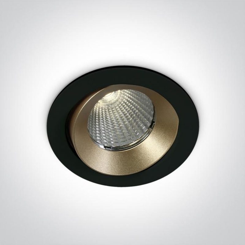 BLACK COB LED 12W WW 40deg 700mA IP65 DARK LIGHT