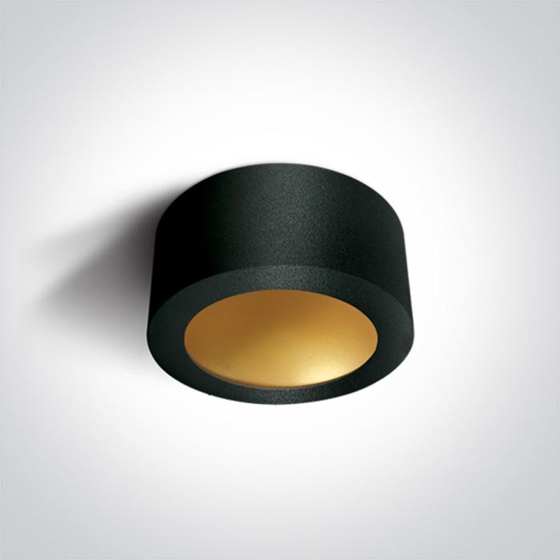 BLACK CYLINDER LED 16W WW 230V DARK LIGHT