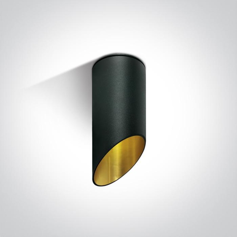 BLACK CYLINDER MR16 GU10 10w 150mm DARK LIGHT