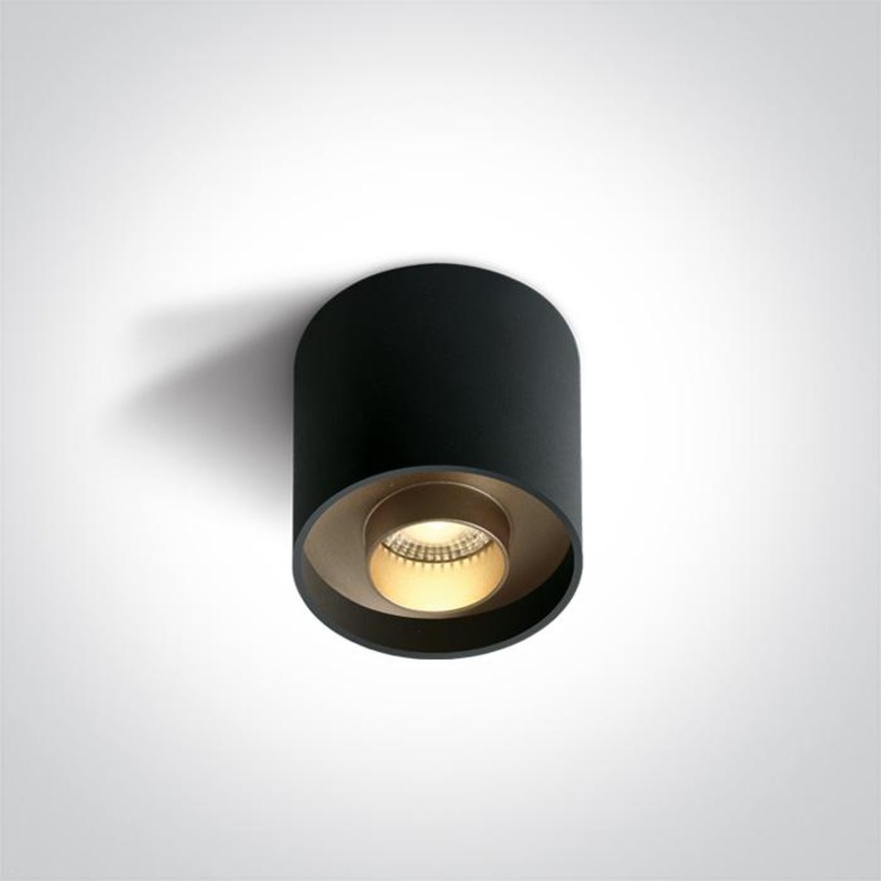 BLACK LED 8W WW IP20 230V DARK LIGHT