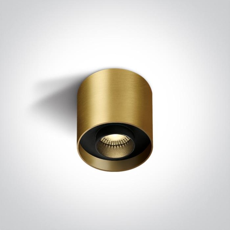 BRUSHED BRASS LED 8W WW IP20 230V DARK LIGHT