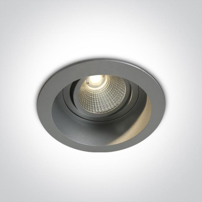 GREY LED 18w WW 35d SEMI-TRIMLESS + DRIVER