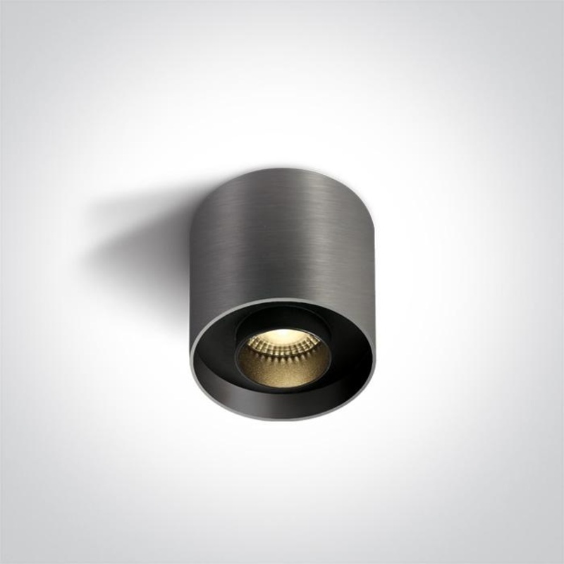METAL GREY LED 8W WW IP20 230V DARK LIGHT