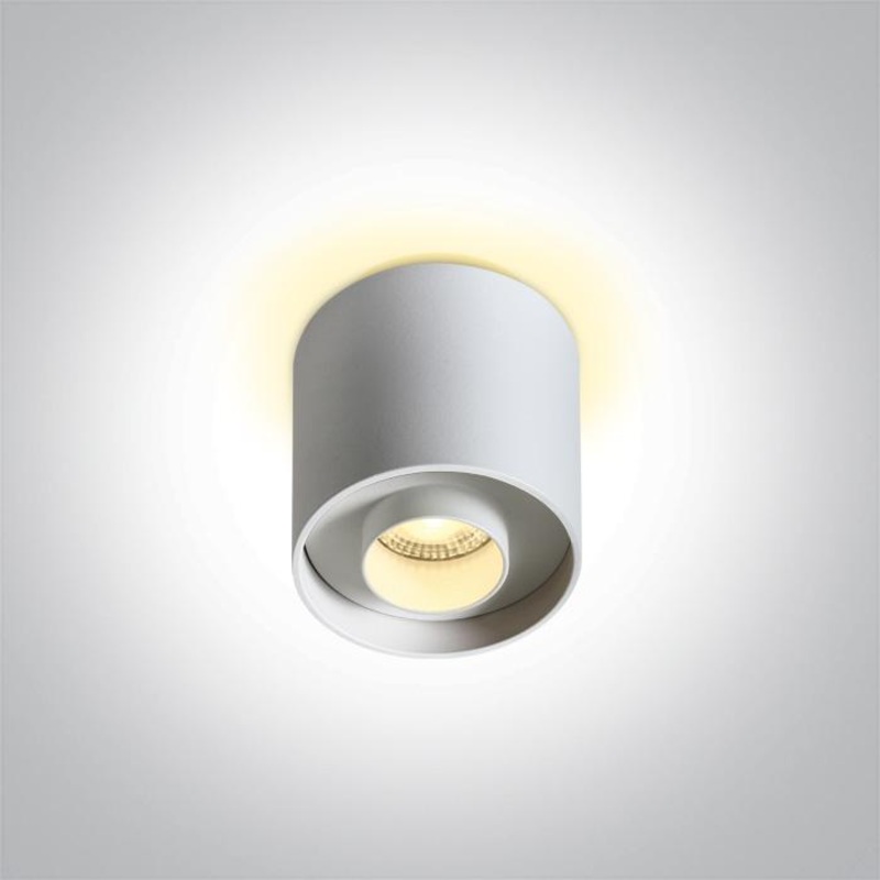 WHITE BACKLIT LED 8W WW IP20 230V DARK LIGHT