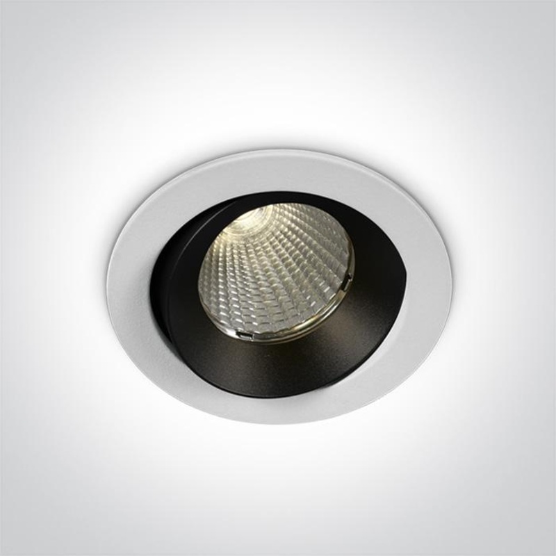 WHITE COB LED 12W WW 40deg 700mA IP65 DARK LIGHT