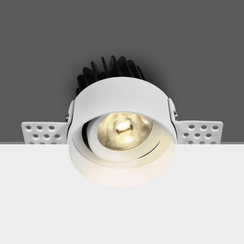 WHITE COB LED 12w WW 700mA 38deg TRIMLESS DARK LIGHT