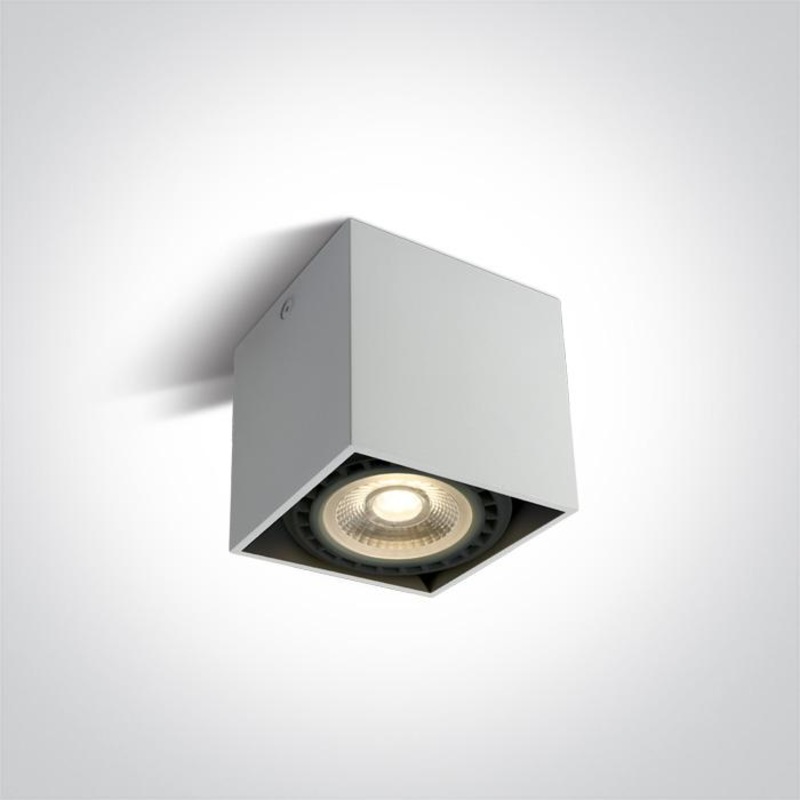 WHITE GU10 R111 15W SQUARE 100-240V