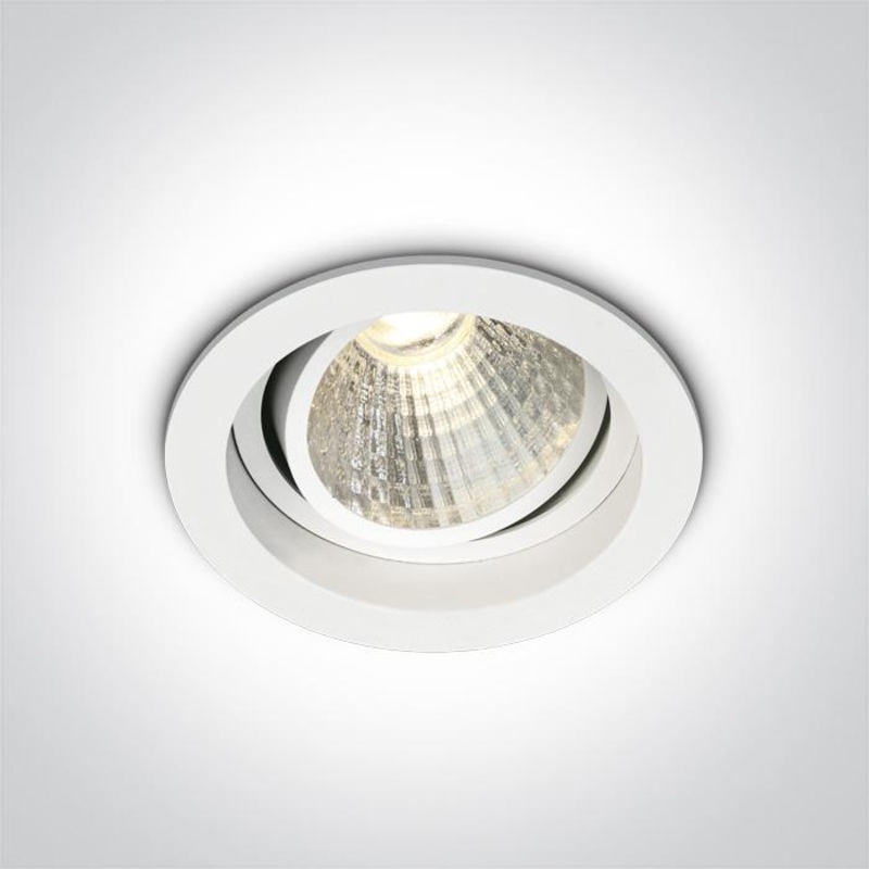 WHITE LED 12w WW 35d IP20 SEMI-TRIMLESS + DRIVER 100-240v