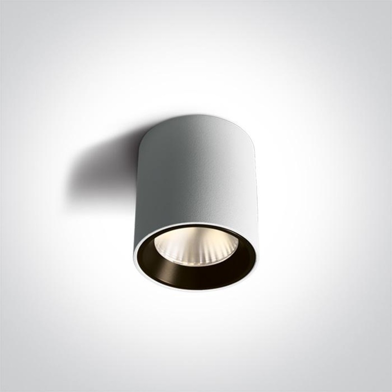WHITE LED 7W WW 35deg 230V ROUND DIMMABLE