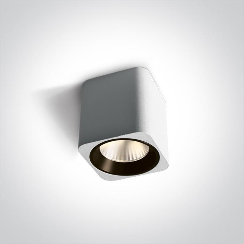 WHITE LED 7W WW 35deg 230V SQUARE DIMMABLE