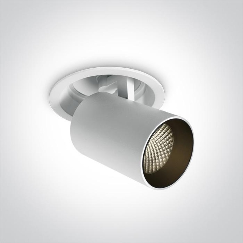 WHITE RECESSED LED 15W CW 36deg 230V