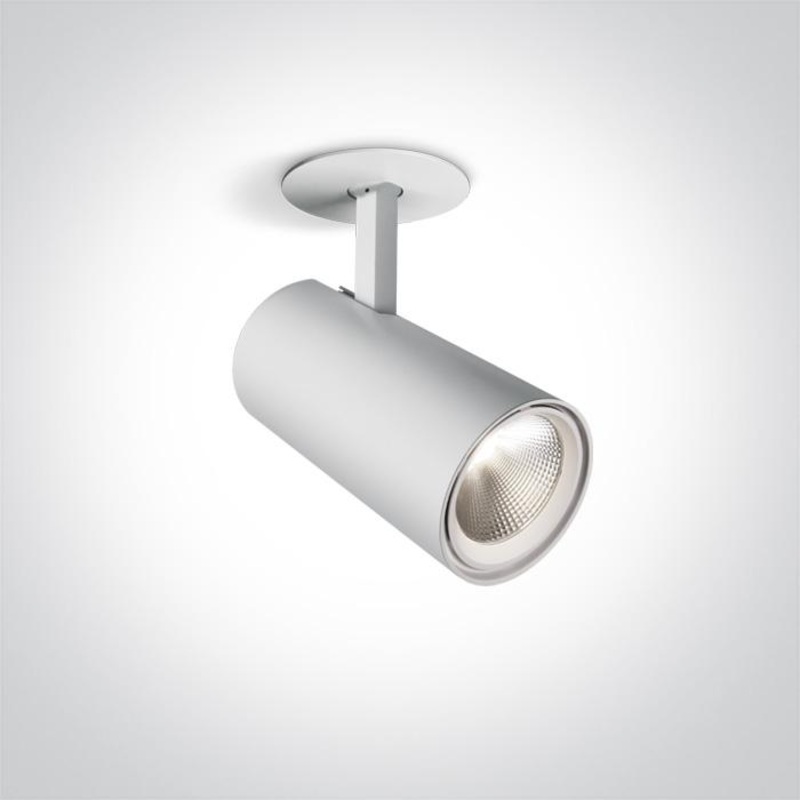 WHITE RECESSED LED 30W CW 36deg 230V