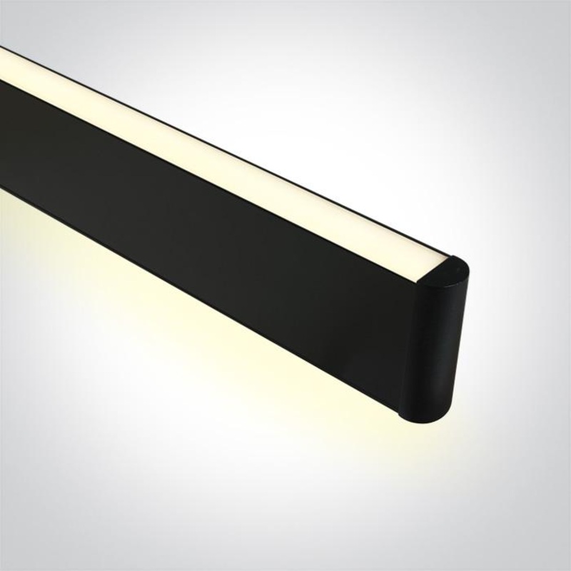 BLACK 40W DOWNLIGHT+UPLIGHT LED WW 1175mm 230V