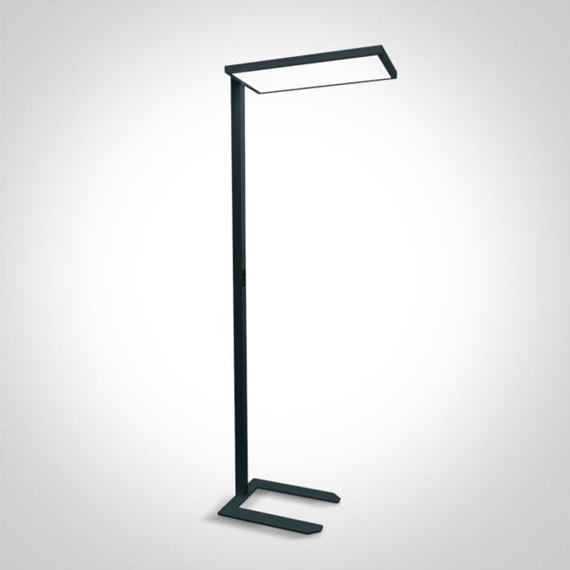 BLACK 60w FLOOR STAND UGR19 DIMMABLE 230v