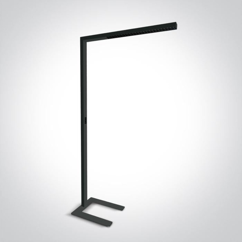 BLACK 75w FLOOR STAND CW DIMMABLE 230v UGR15 DARK LIGHT