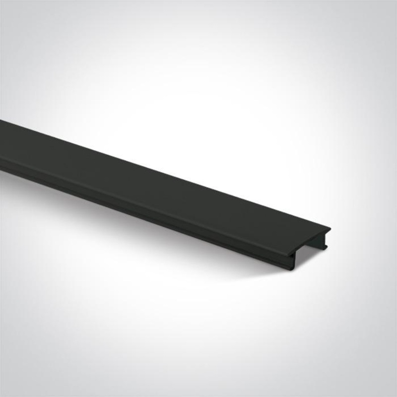 BLACK PLASTIC COVER 2m FOR SQUARE TRACK