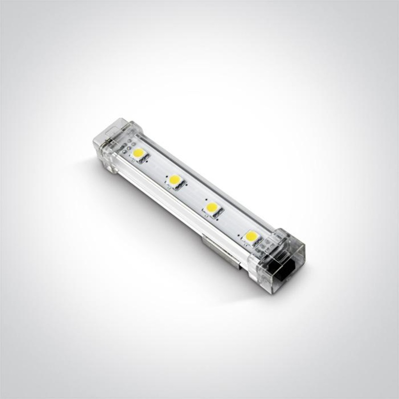BLUE 10cm 12xLED 1w 24v DC TUBE