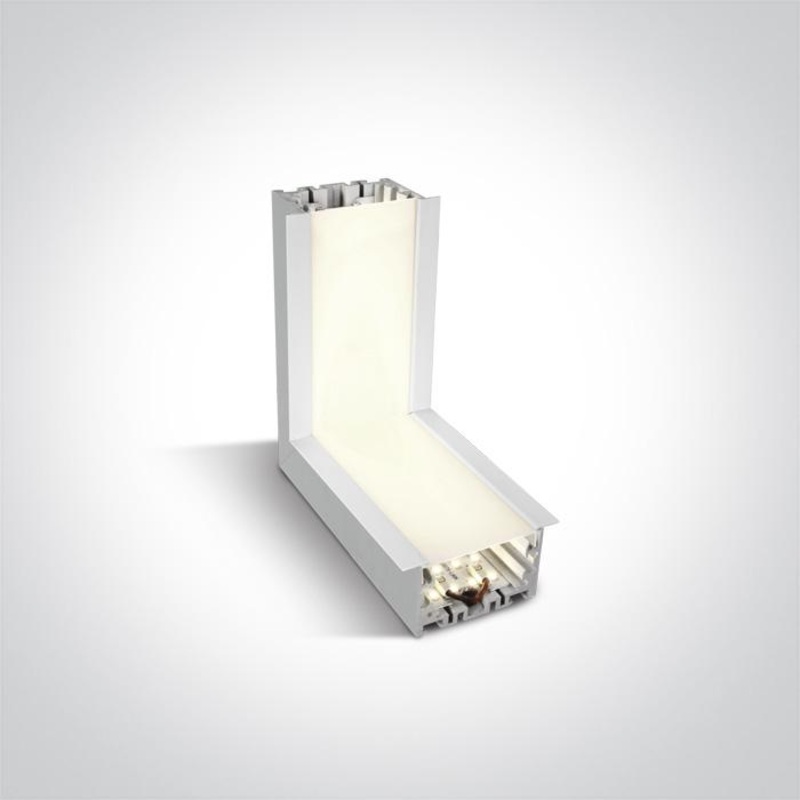 WHITE CEILING CORNER FOR 38152R LED 10W CW 120d LINEAR 230V