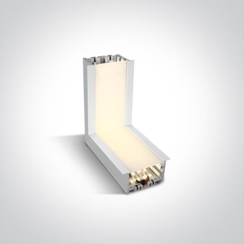WHITE CEILING CORNER FOR 38152R LED 10W WW 120d LINEAR 230V