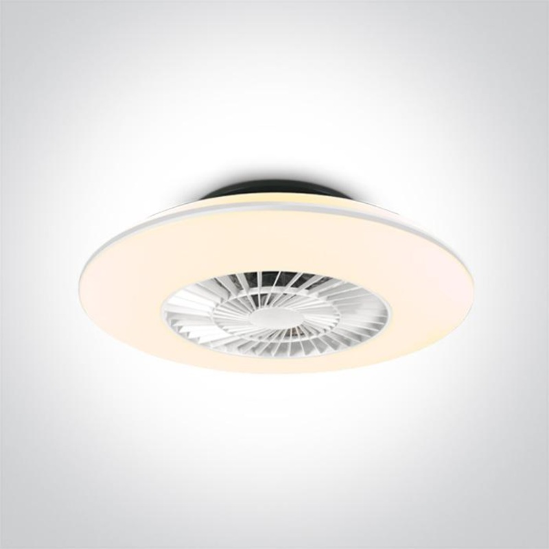 WHITE CEILING LIGHT LED 30w FAN 35W IP20 230v