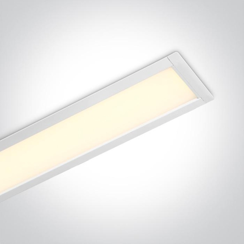 WHITE RECESSED LED 40W WW 1200mm 120d LINEAR 230V