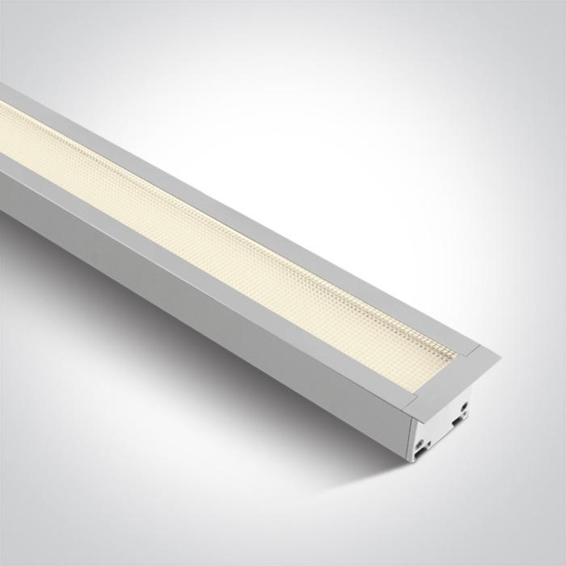 WHITE RECESSED UGR19 LED 40W WW LINEAR IP20 230V