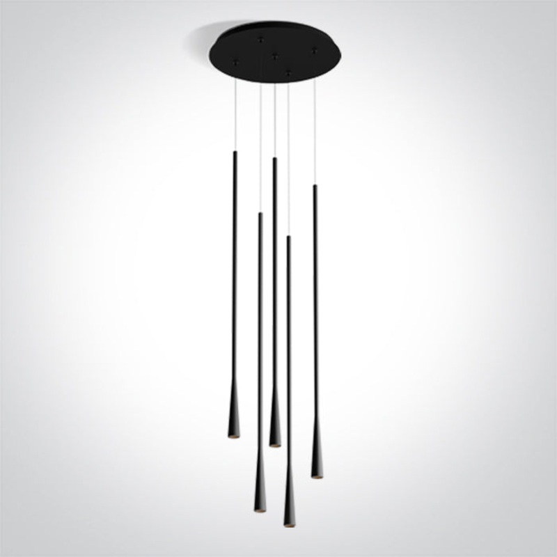 BLACK 5x5W WW 230V