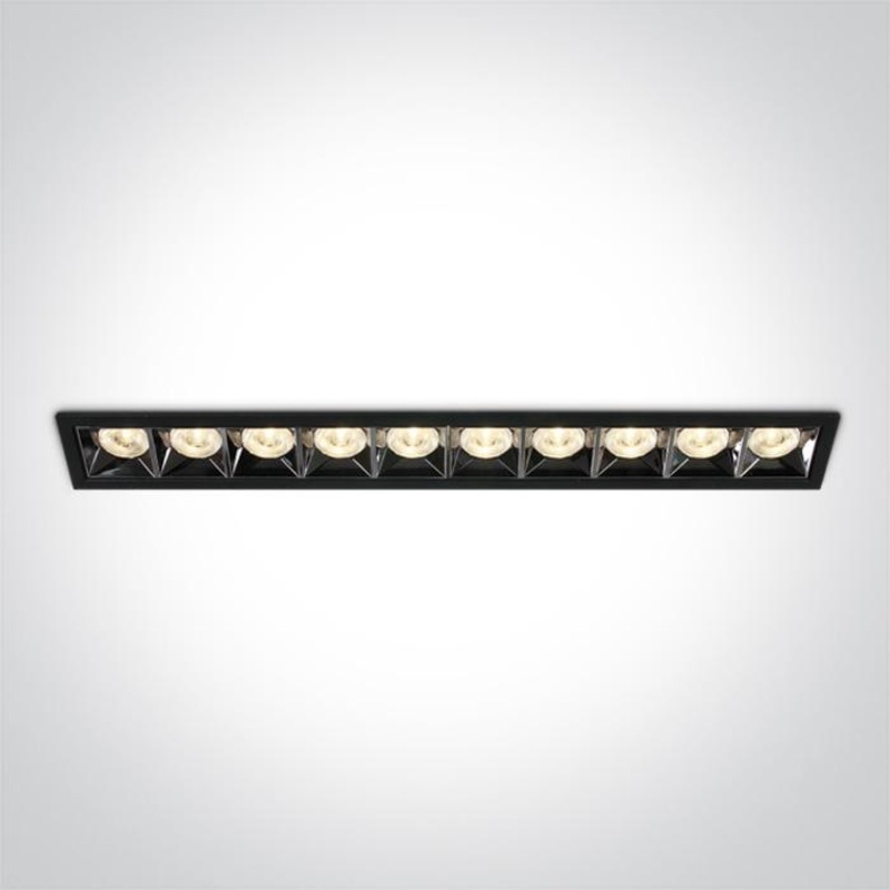 BLACK LED 40W WW 38deg IP20 230V