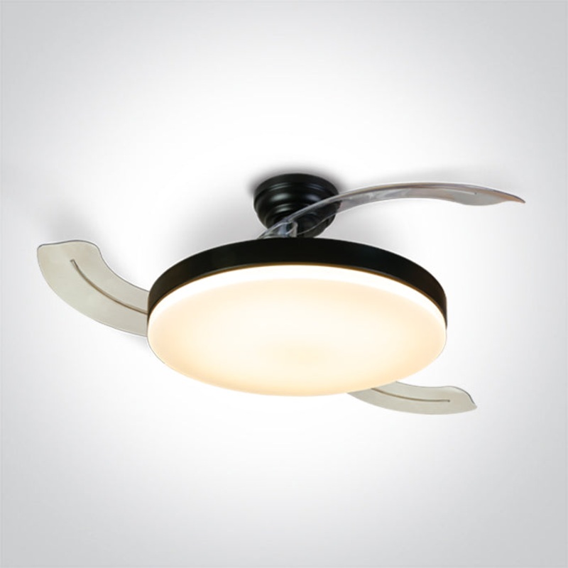 BLACK PC ROD FAN 25W LED 32W CCTV IP20 230V