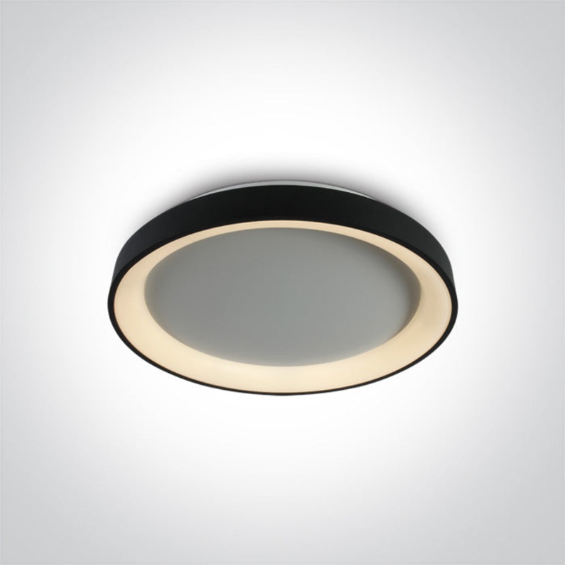 BLACK PLAFO LED 30W CCTV IP20 230V DIMMABLE