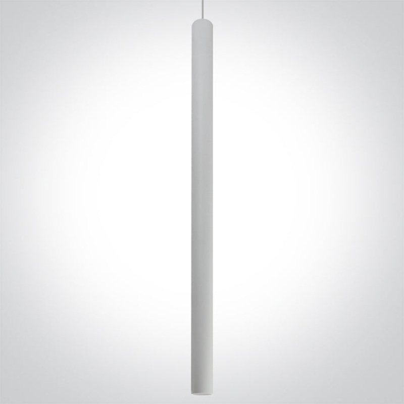 WHITE PENDANT TRACK LED 8W WW 36deg IP20 230V