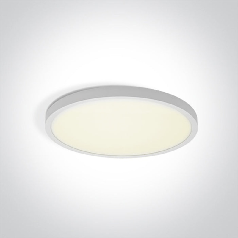 WHITE PLAFO 18W CCTV IP20 230V