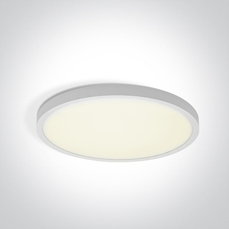 WHITE PLAFO 24W CCTV IP20 230V