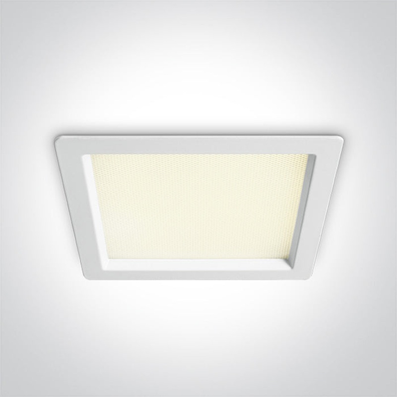 WHITE SMD LED UGR19 25W CCTV IP44 230V