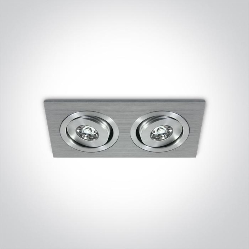 ALUMINIUM LED DL 2x1w 15d 350mA