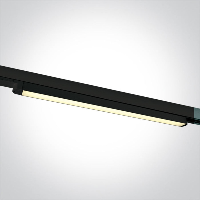BLACK 16W CCTV LINEAR TRACK LIGHT 100-240V