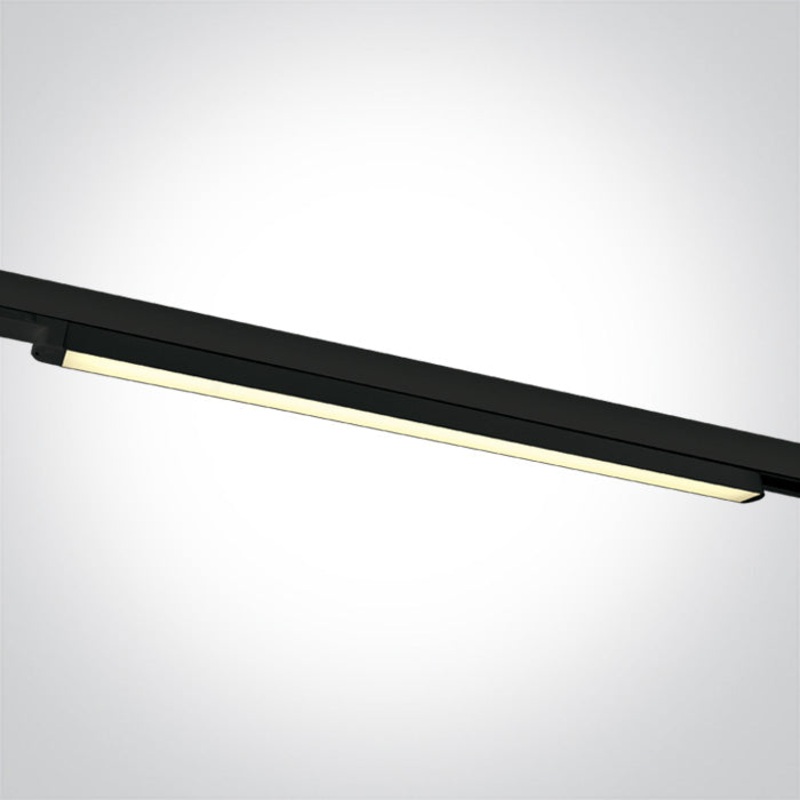 BLACK 25W CCTV LINEAR TRACK LIGHT 100-240V