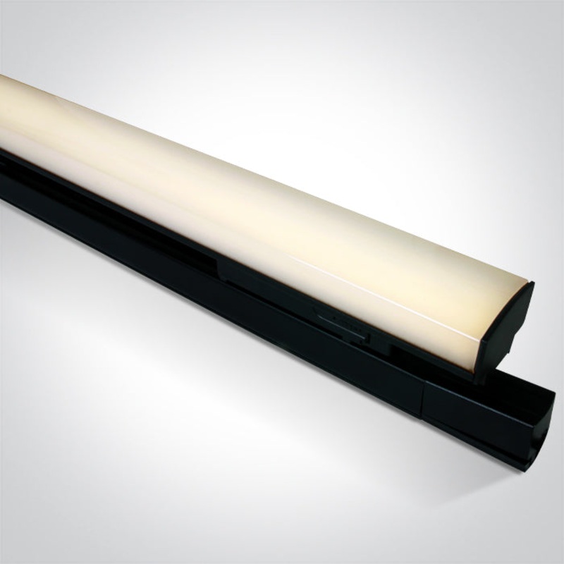 BLACK 30W CCTV TRACK LIGHT 230V
