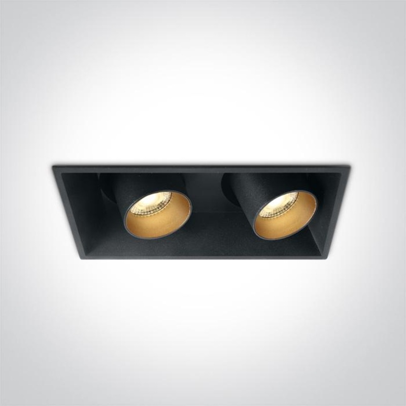BLACK COB 2x11W WW IP20 38deg 230V ADJUSTABLE DARK LIGHT