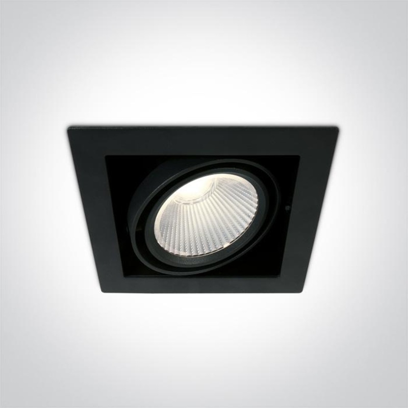BLACK COB LED 30W CW 38deg 230V