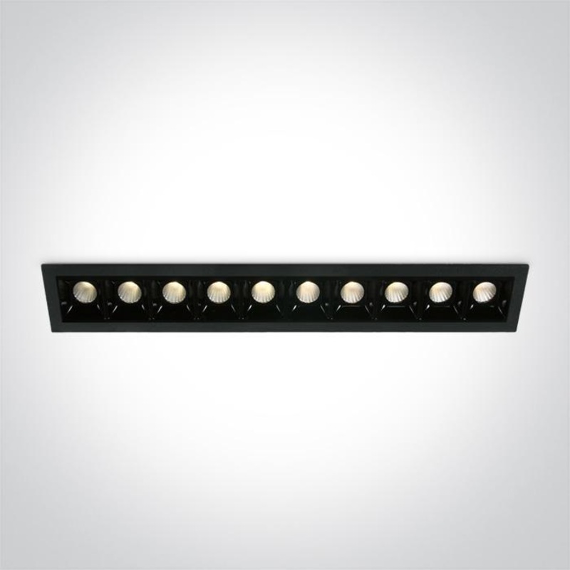 BLACK LED 10x2W WW 30deg IP20 700mA DIMMABLE