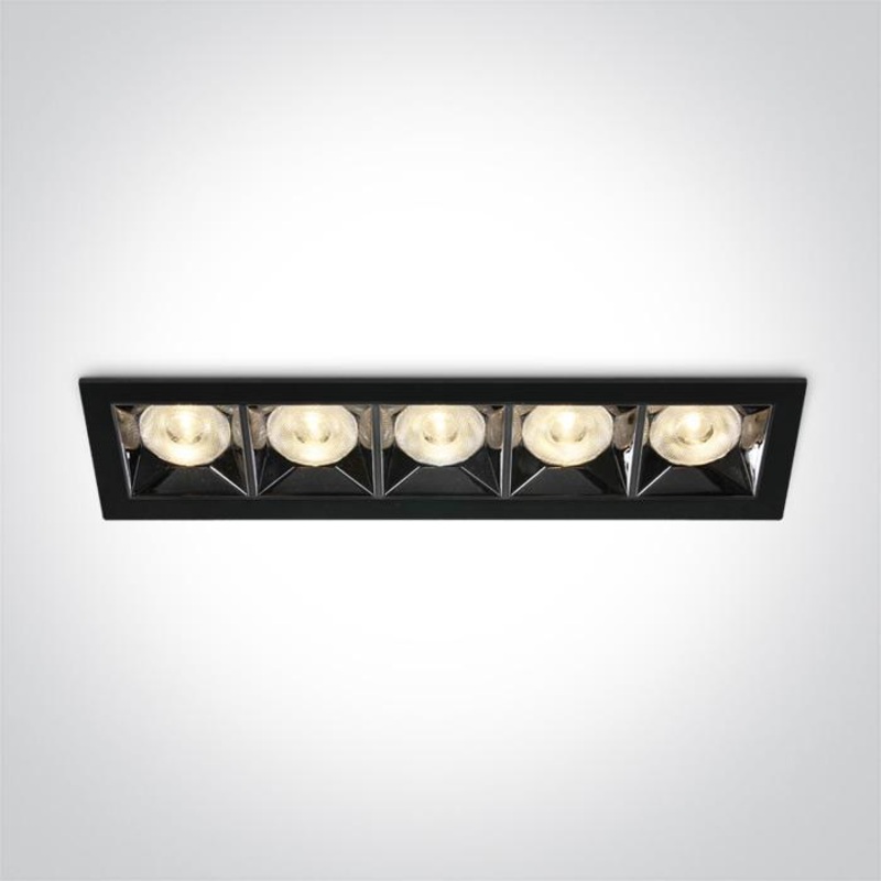 BLACK LED 20W WW 38deg IP20 230V