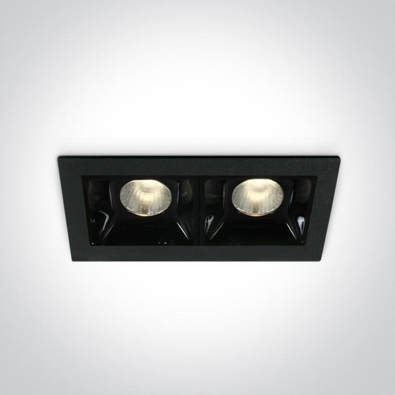 BLACK LED 2x2W WW 30deg IP20 700mA DIMMABLE
