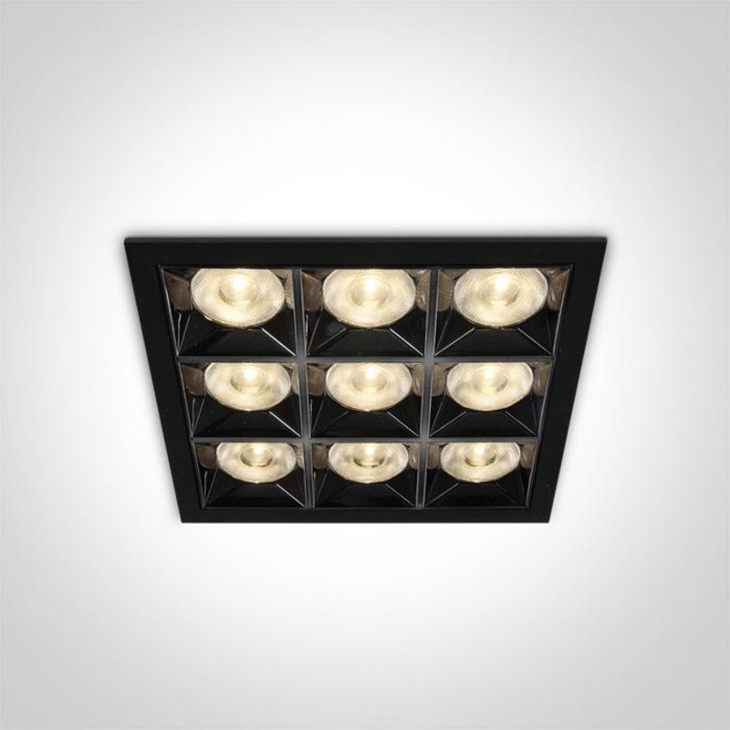 BLACK LED 36W WW 38deg IP20 230V