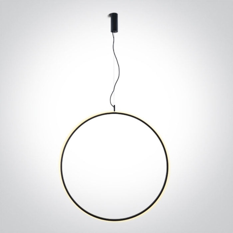 BLACK RING 80cm 40W WW IP20 230V DIMMABLE