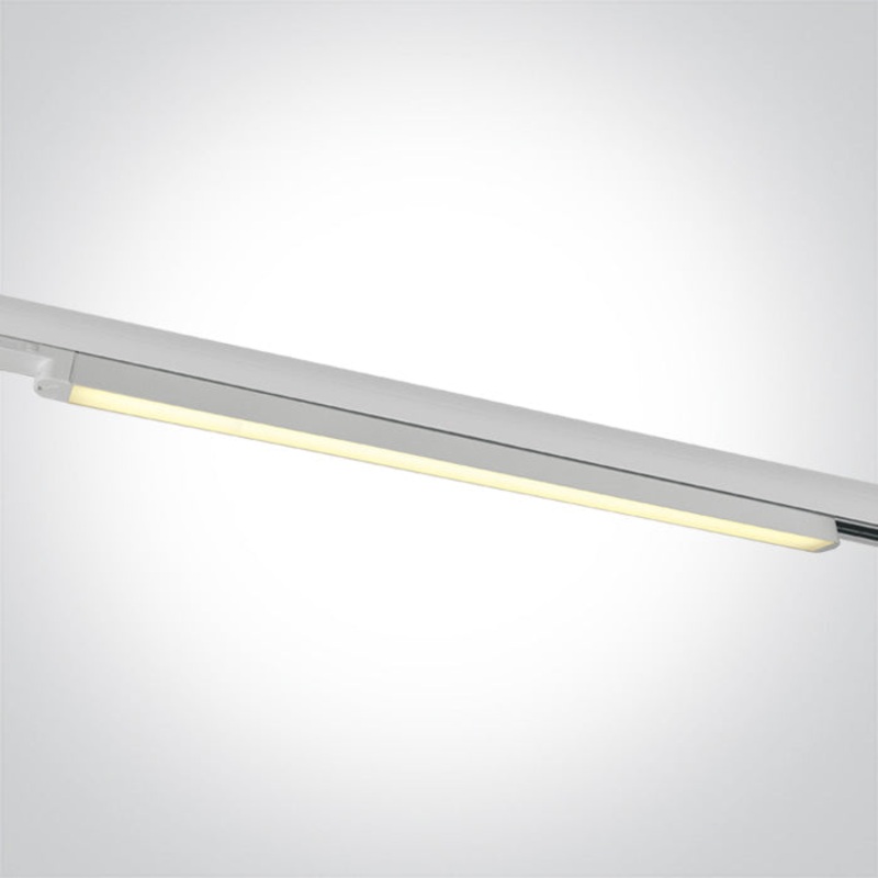 WHITE 25W CCTV LINEAR TRACK LIGHT 100-240V