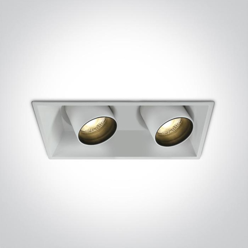 WHITE COB 2x11W WW IP20 38deg 230V ADJUSTABLE DARK LIGHT