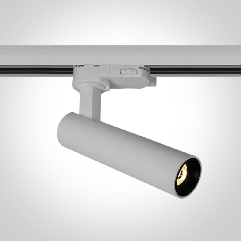 WHITE COB 9W WW TRACK SPOT 230V DIMMABLE DARK LIGHT