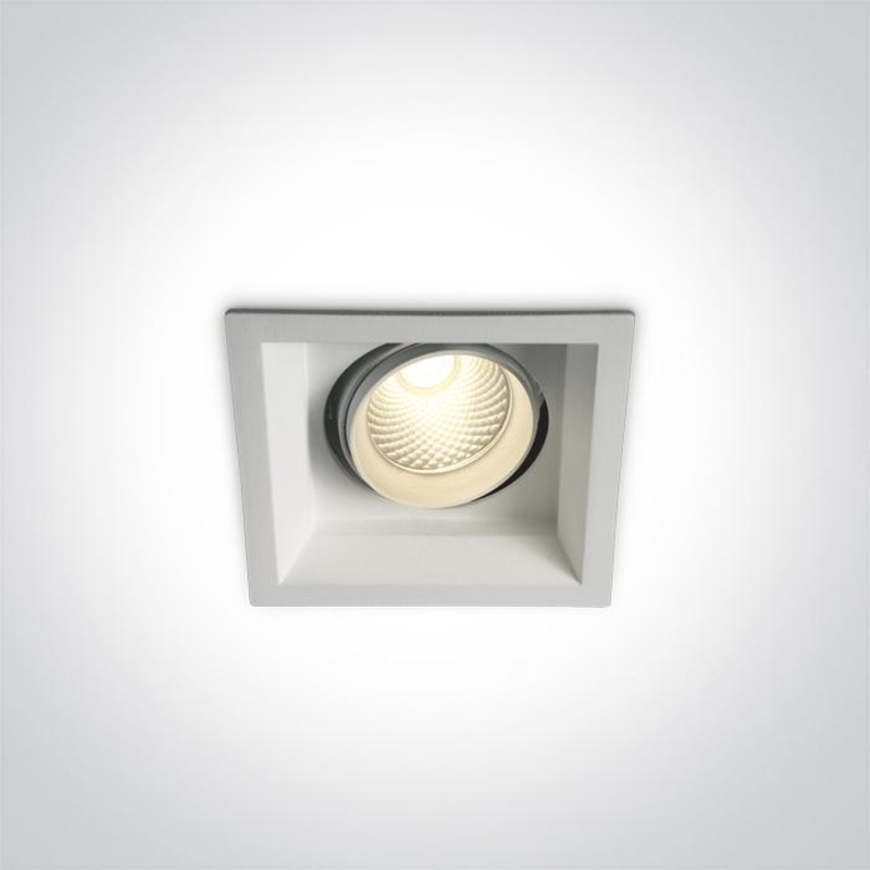 WHITE COB LED 15w WW 36d IP20 SEMI-TRIMLESS + DRIVER 230v