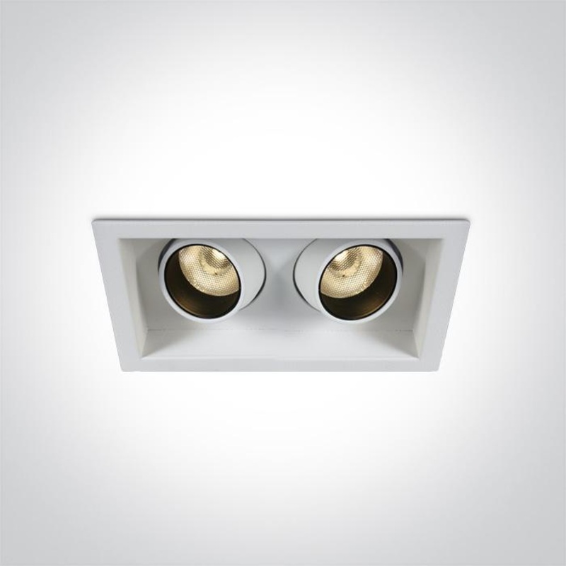 WHITE COB LED 2X6W WW 350mA 24deg IP20 ADJUSTABLE